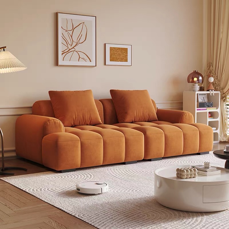 Sofá de algodón de azúcar